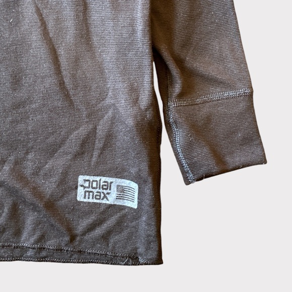 Polarmax Thermal Double Base Layer Top, Youth Size XS/4-6, Black - Picture 4 of 5